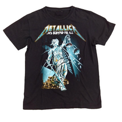 Metallica - The King of Rock Band Classical Sculpture T-Shirt