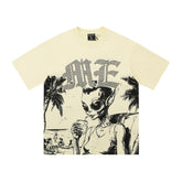 Mixed Emotion Distressed Graphic Tee