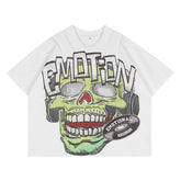 Mixed Emotion Skull Graphic Tee