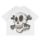 Mixed Emotion Skull Graphic Tee