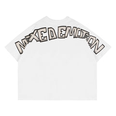 Mixed Emotion Skull Graphic Tee