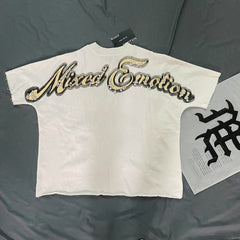 Mixed Emotion Cropped Graphic Tee