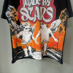 Mixed Emotion Graphic Skull Tee