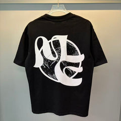 Mixed Emotion Angelic Figure Graphic Tee