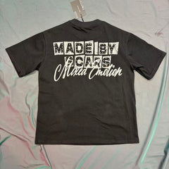 Mixed Emotion Layered Figure Graphic Tee
