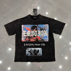 Mixed Emotion Retro Photo Graphic Tee