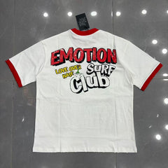 Mixed Emotion Contrast Trim Graphic Tee