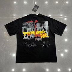 Mixed Emotion Washed Graphic T-Shirt
