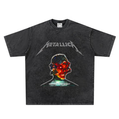 Metallica T-shirt Band Rock Metal Hardwired to Self Construct High Street Loose