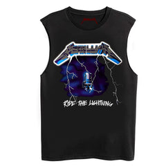 Metallica Rock Sleeveless T-shirt King of Metal Men's Loose Sleeveless Tank Top (1)