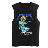 Metallica Rock Sleeveless T-shirt King of Metal Men's Loose Sleeveless Tank Top
