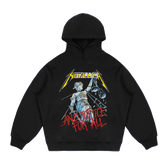 Hoodies, hoodies, metallica pullover, metal bands, American retro rock, round neck, men's and women's cotton, autumn and winter