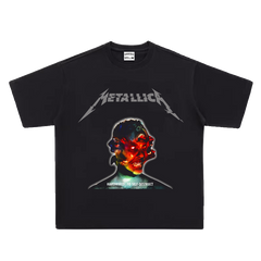 Metallica T-shirt Band Rock Metal Hardwired to Self Construct High Street Loose