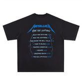 Metallica ride the lighting printed T-shirt band washed for vintage