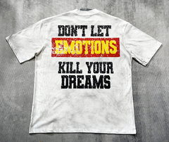 Mixed Emotion Distressed Figure Graphic Tee