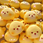 Slow Rising Squishy Bear Head Stress Relief Decompression Toy