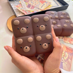 Chocolate Puppy Bread Slow Rising Squishy Stress Relief Decompression Toy