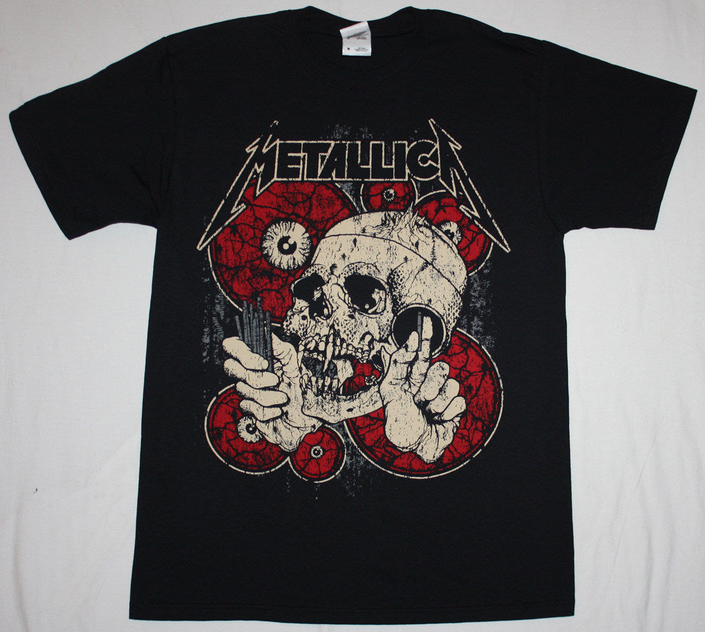 METALLICA SKULL NEW BLACK T-SHIRT