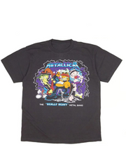 METALLICA Metal Kings band x Snoopy collaboration T-shirt