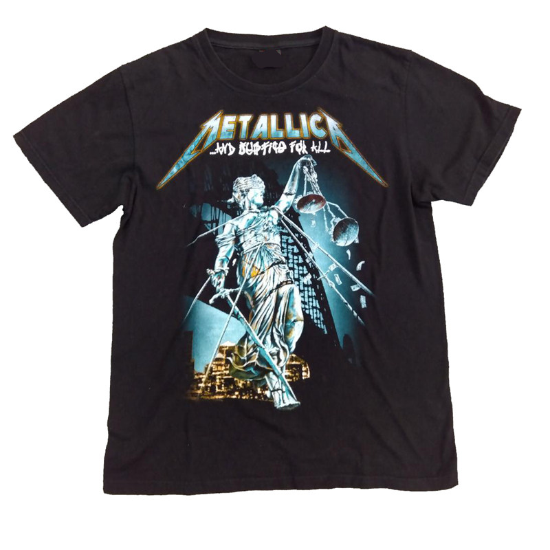 Metallica - The King of Rock Band Classical Sculpture T-Shirt