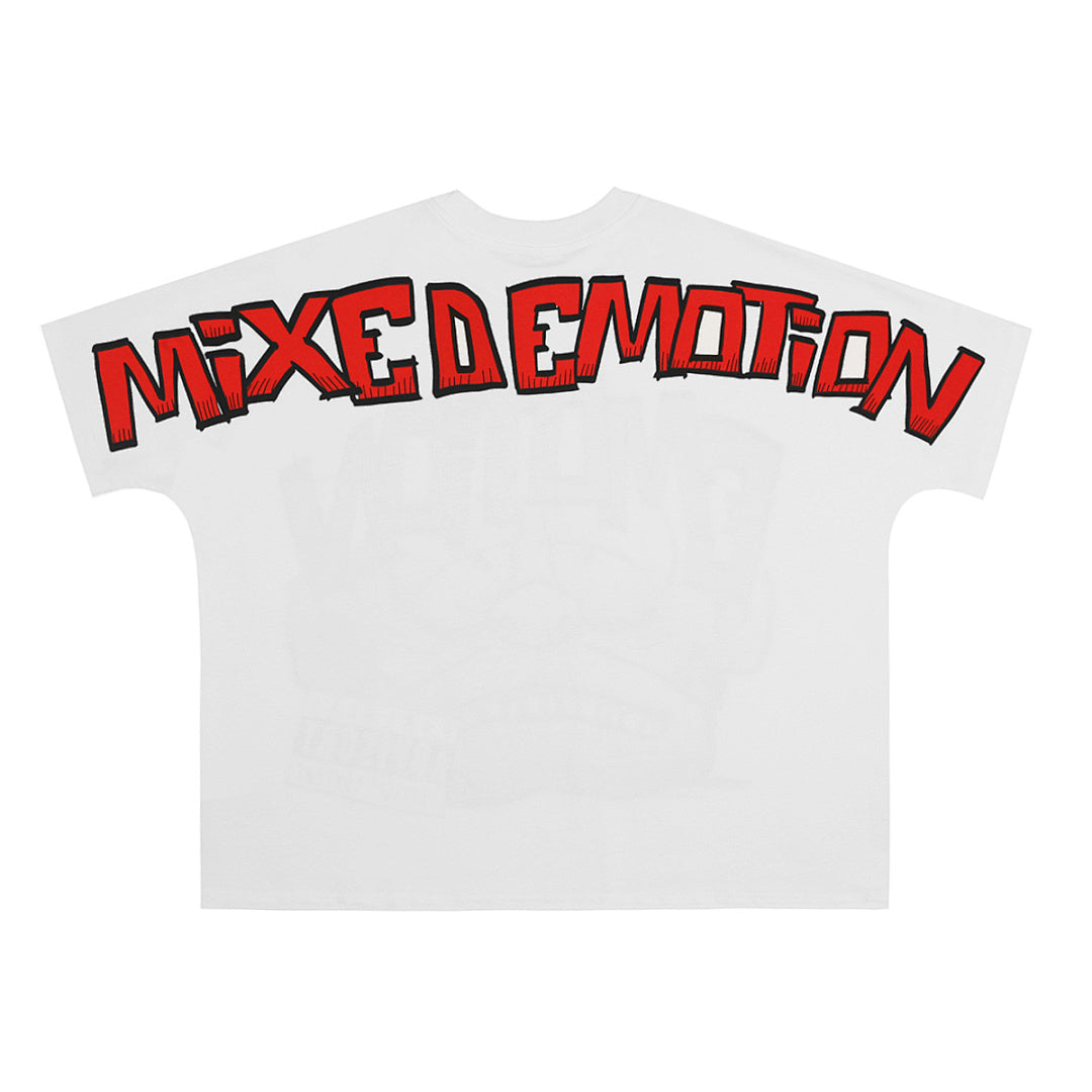 Mixed Emotion Graphic Skull Tee