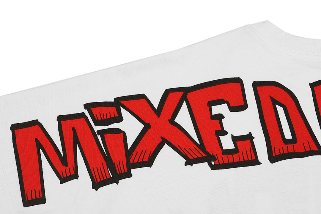 Mixed Emotion Graphic Skull Tee