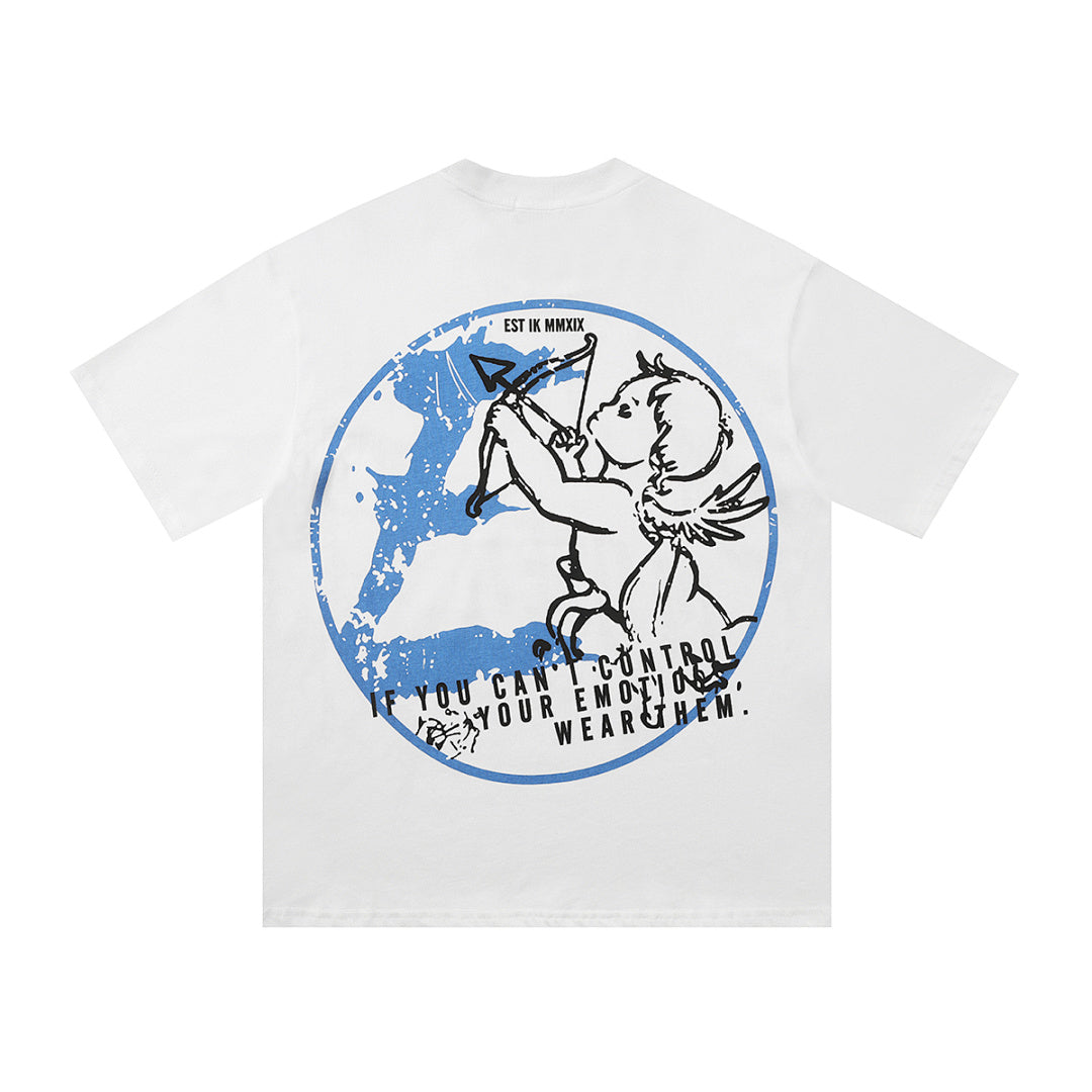 Mixed Emotion Distressed Graphic Tee