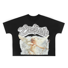 Mixed Emotion Angel Graphic Tee