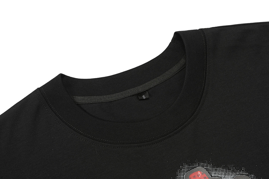 Mixed Emotion Character Graphic Tee