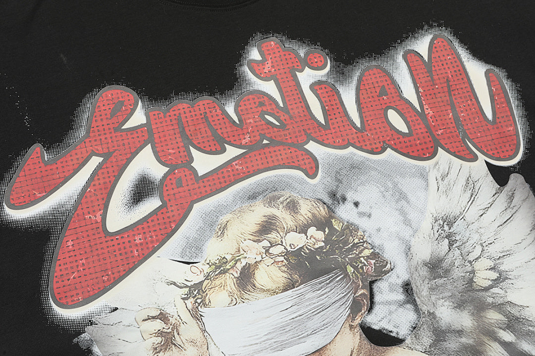 Mixed Emotion Character Graphic Tee