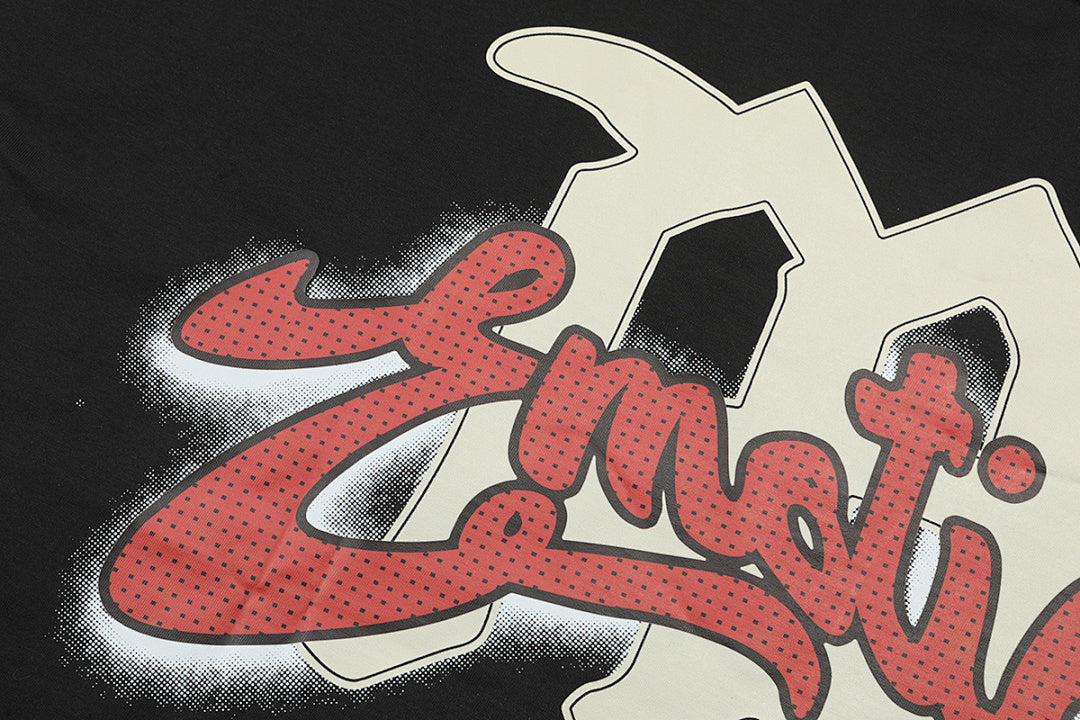 Mixed Emotion Character Graphic Tee