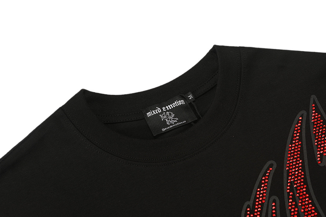 Mixed Emotion Skull Graphic Tee