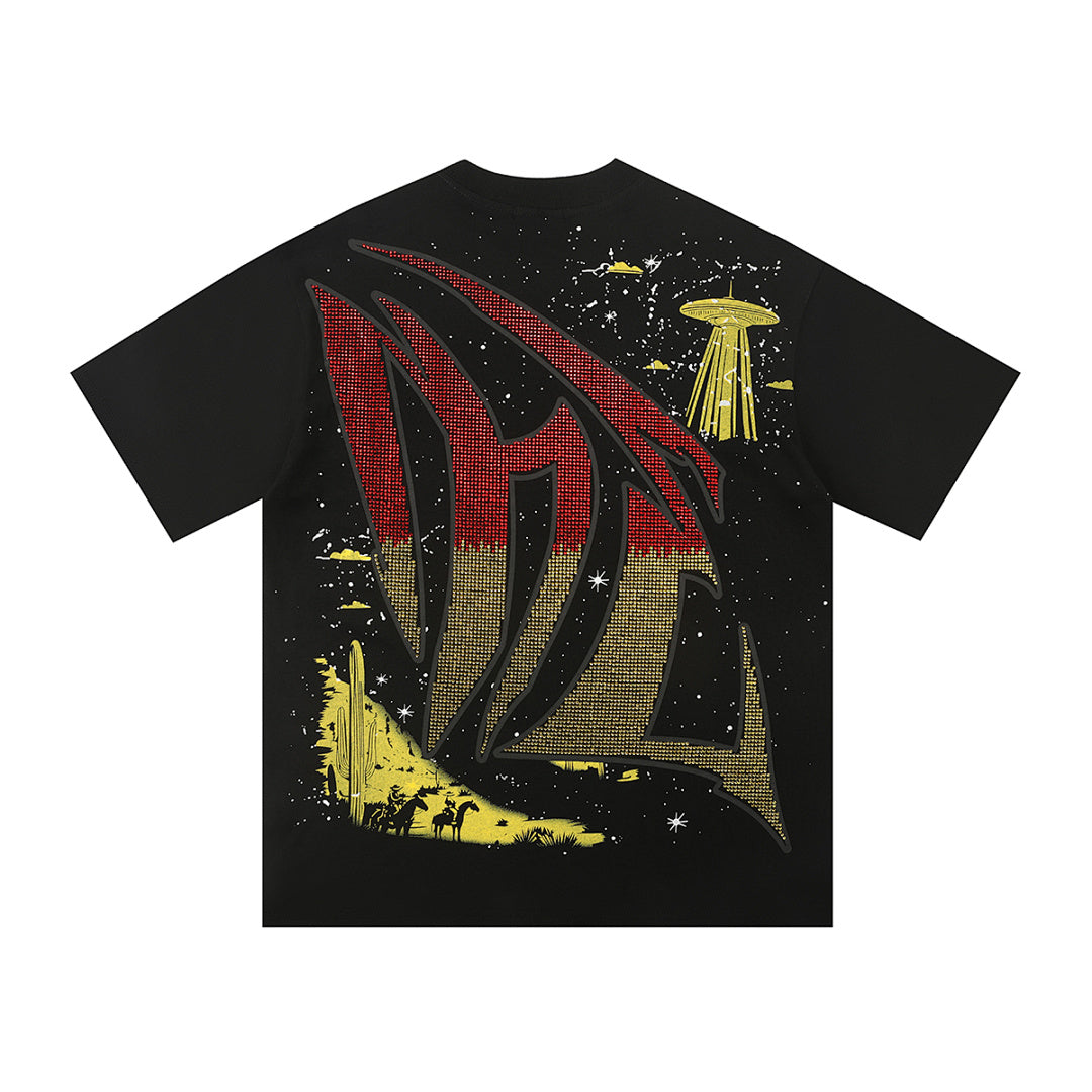 Mixed Emotion Skull Graphic Tee