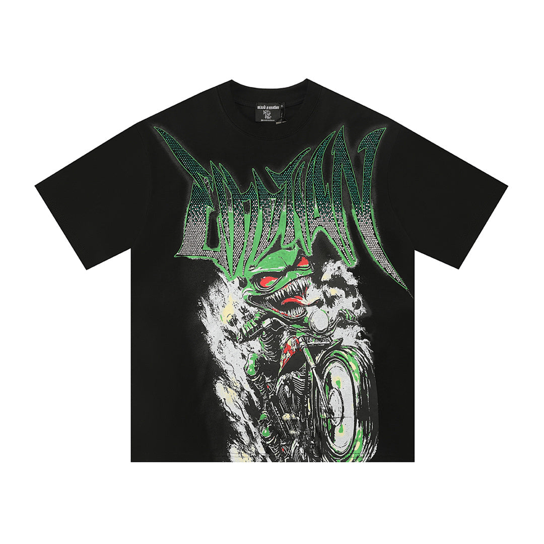 Mixed Emotion Illustrated Graphic Tee
