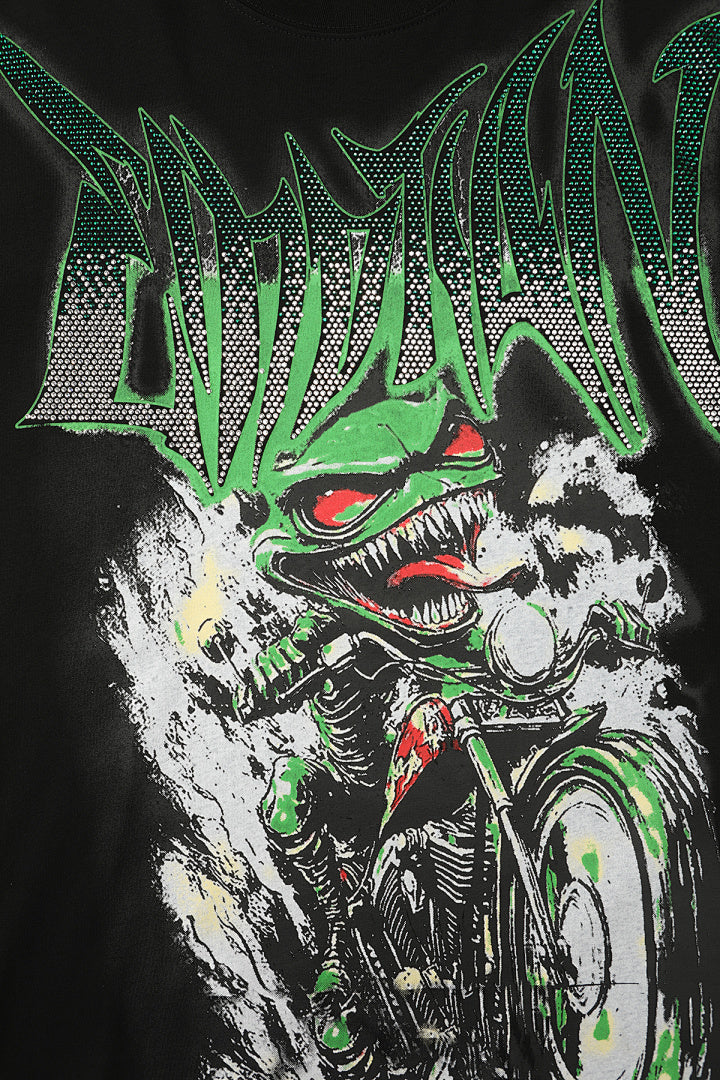 Mixed Emotion Illustrated Graphic Tee