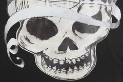 Mixed Emotion Skull Graphic Tee