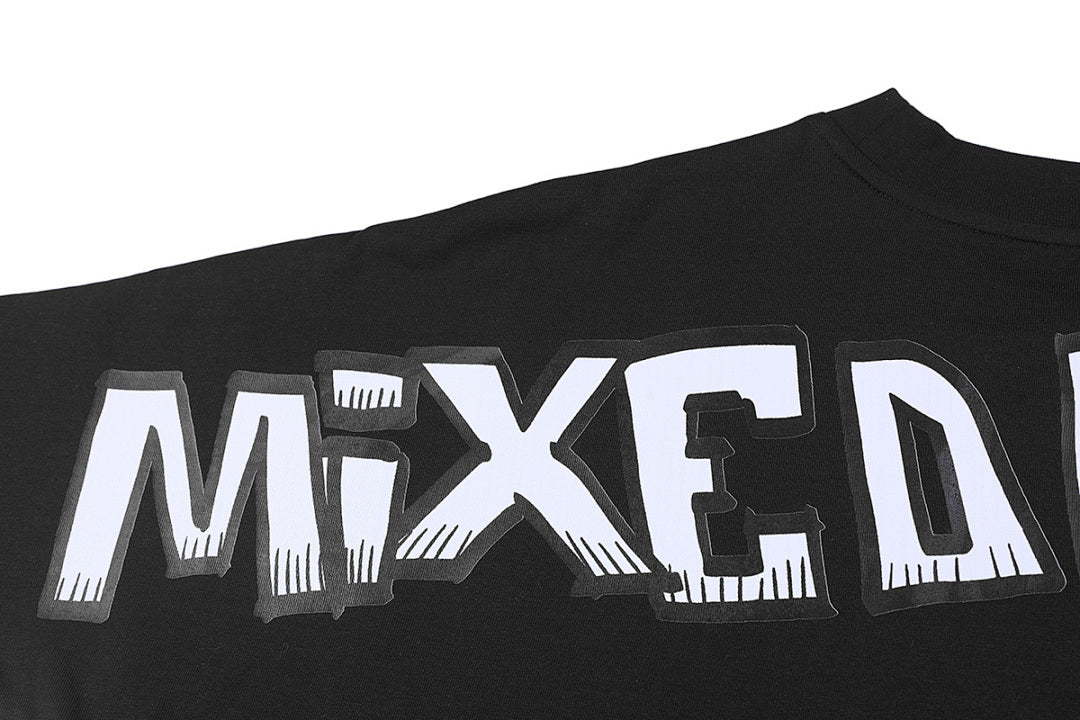 Mixed Emotion Skull Graphic Tee