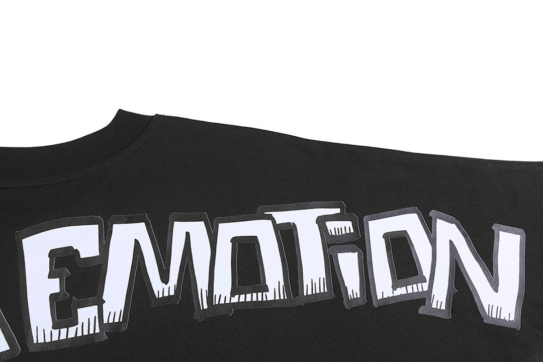 Mixed Emotion Skull Graphic Tee