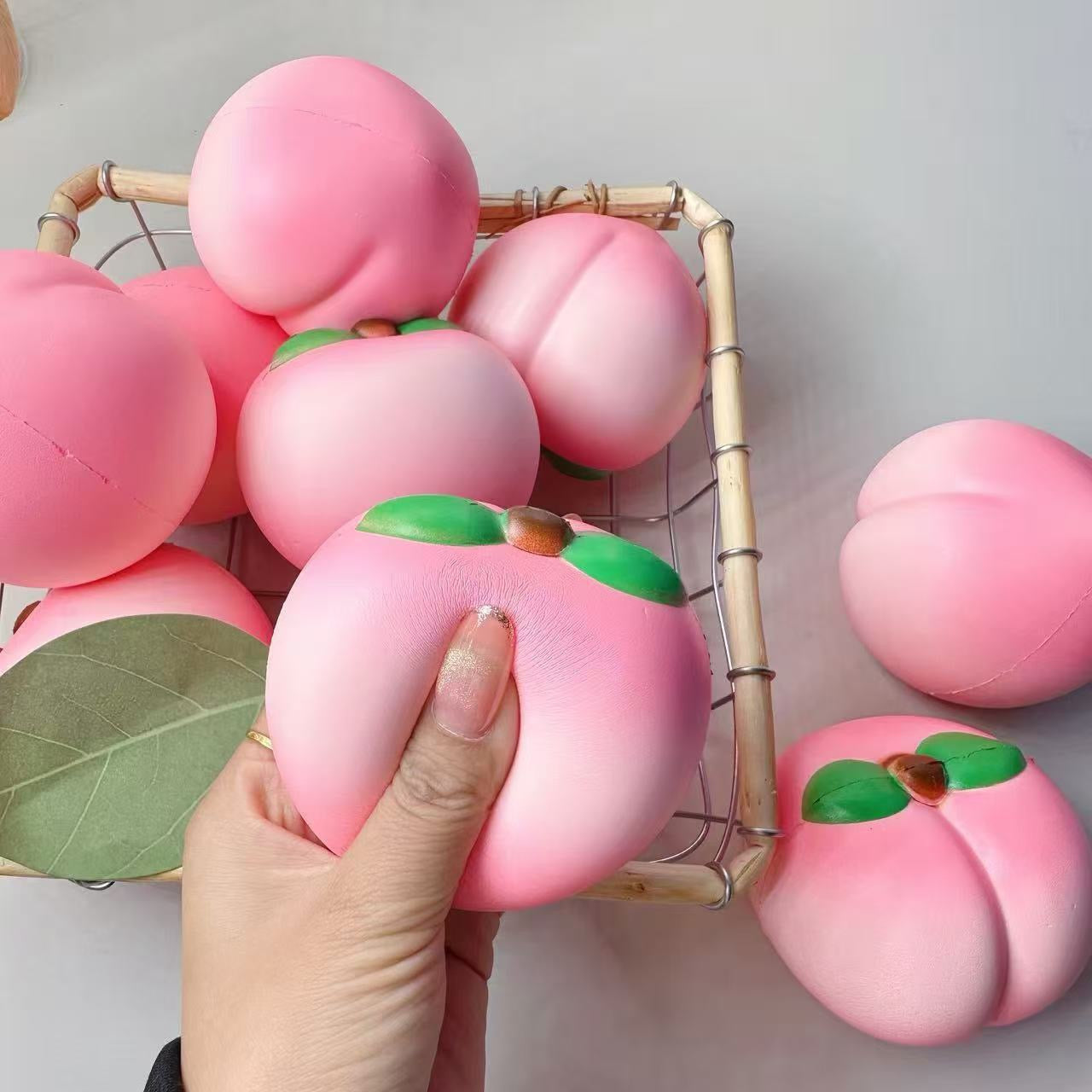 Slow Rising Squishy Peach Stress Relief Decompression Toy