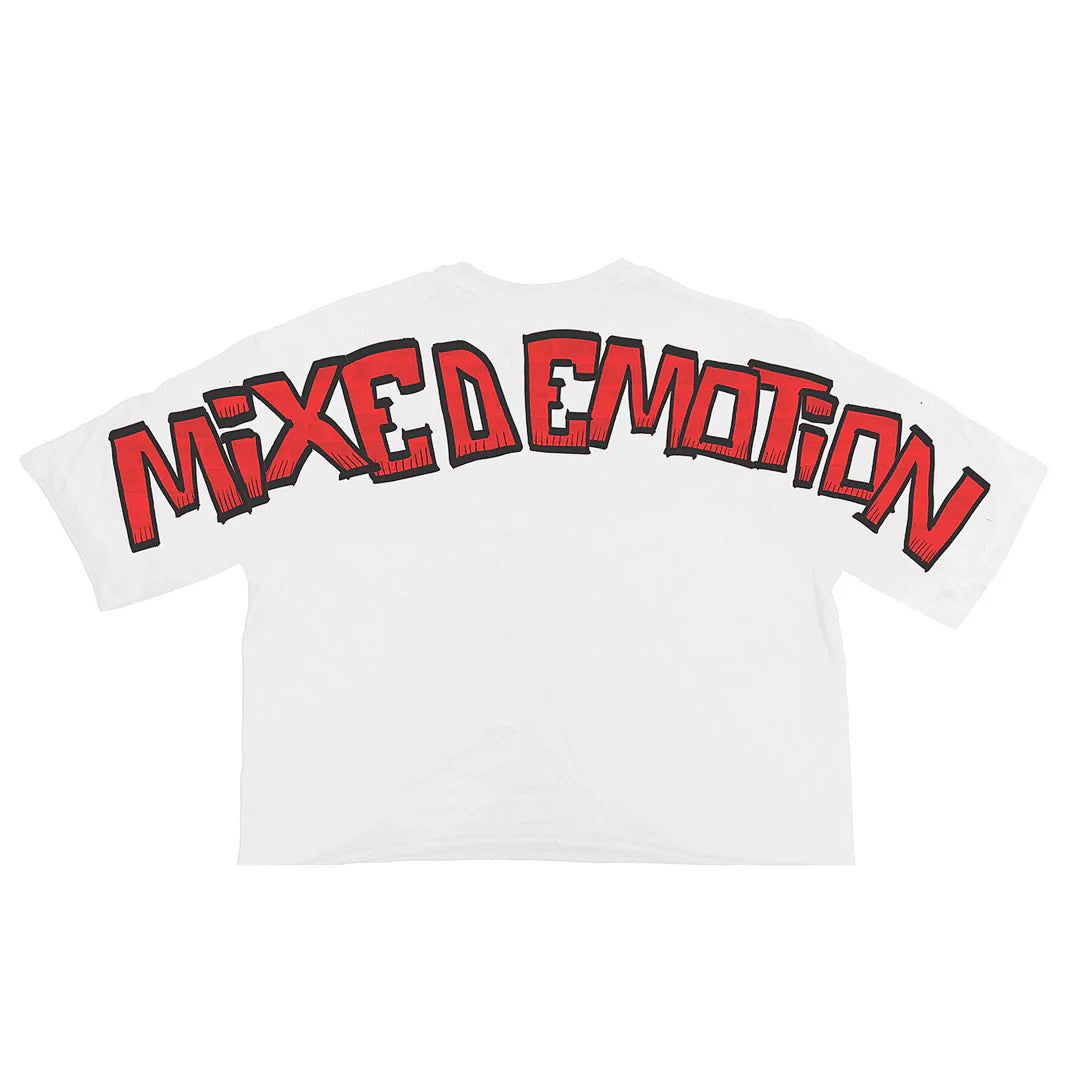 Mixed Emotion Graphic Skull Tee