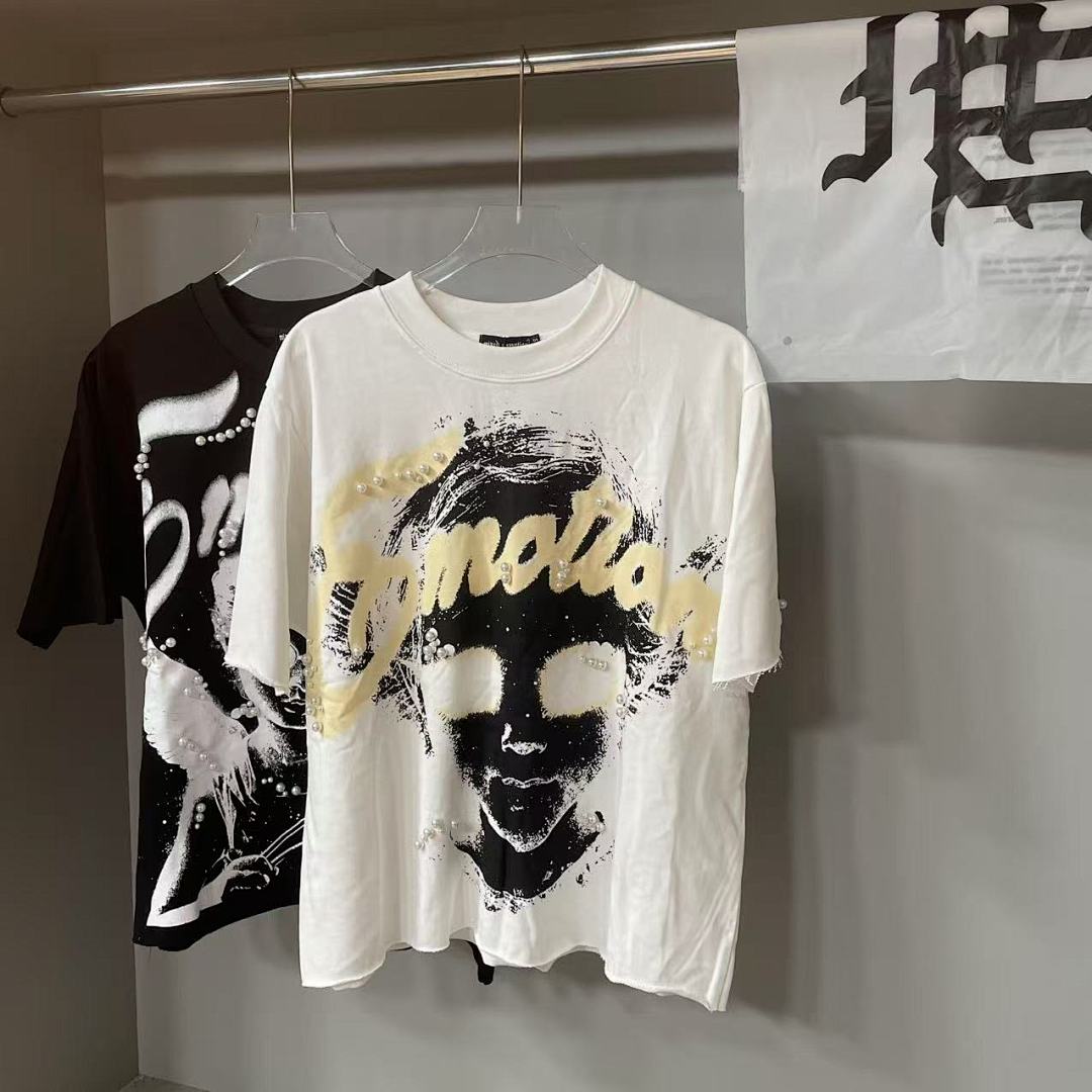 Mixed Emotion Cropped Graphic Tee