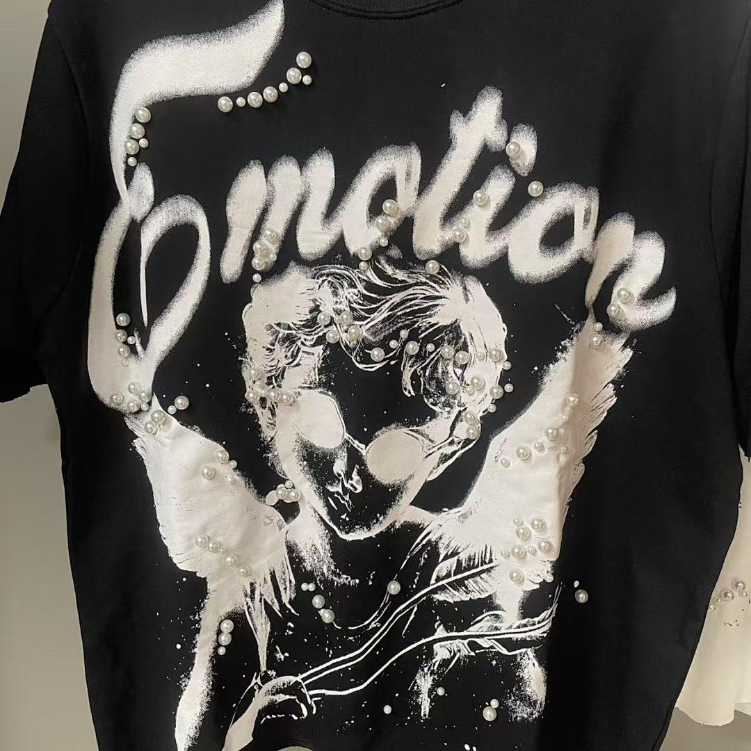 Mixed Emotion Cropped Graphic Tee
