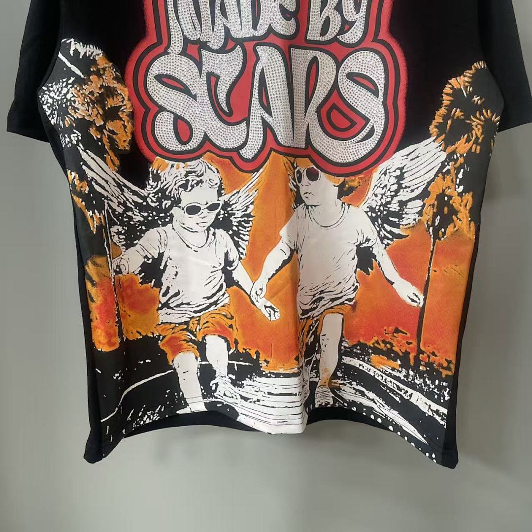 Mixed Emotion Graphic Skull Tee
