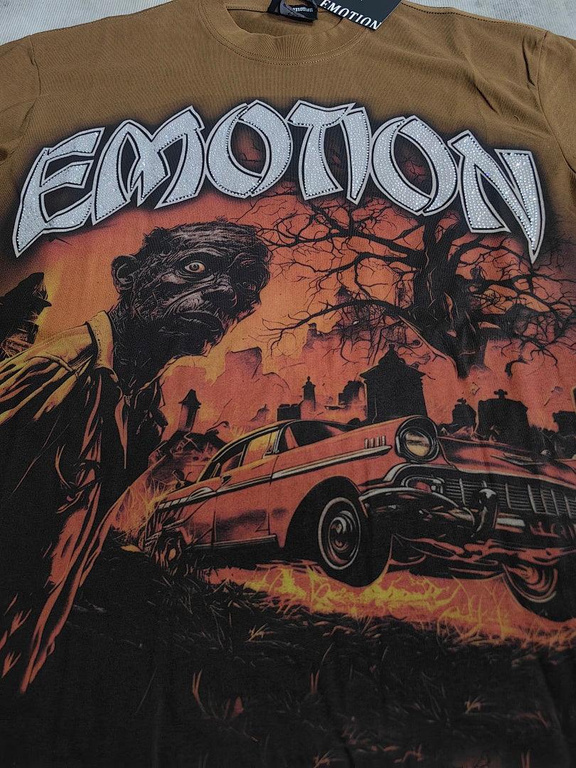 Mixed Emotion Graphic Vintage Tee