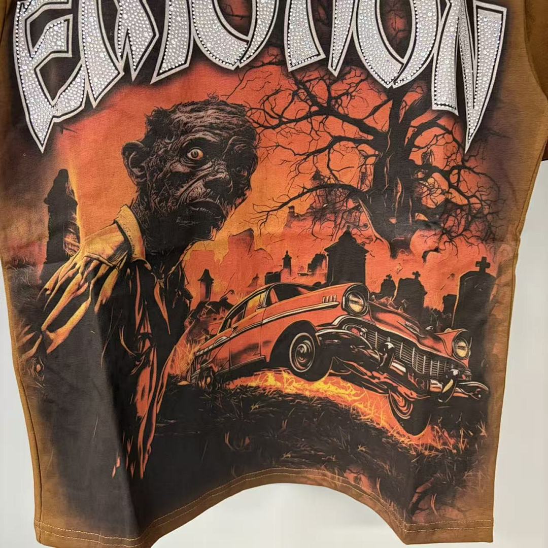 Mixed Emotion Graphic Vintage Tee