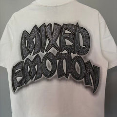 Mixed Emotion Silhouette Graphic T-Shirt