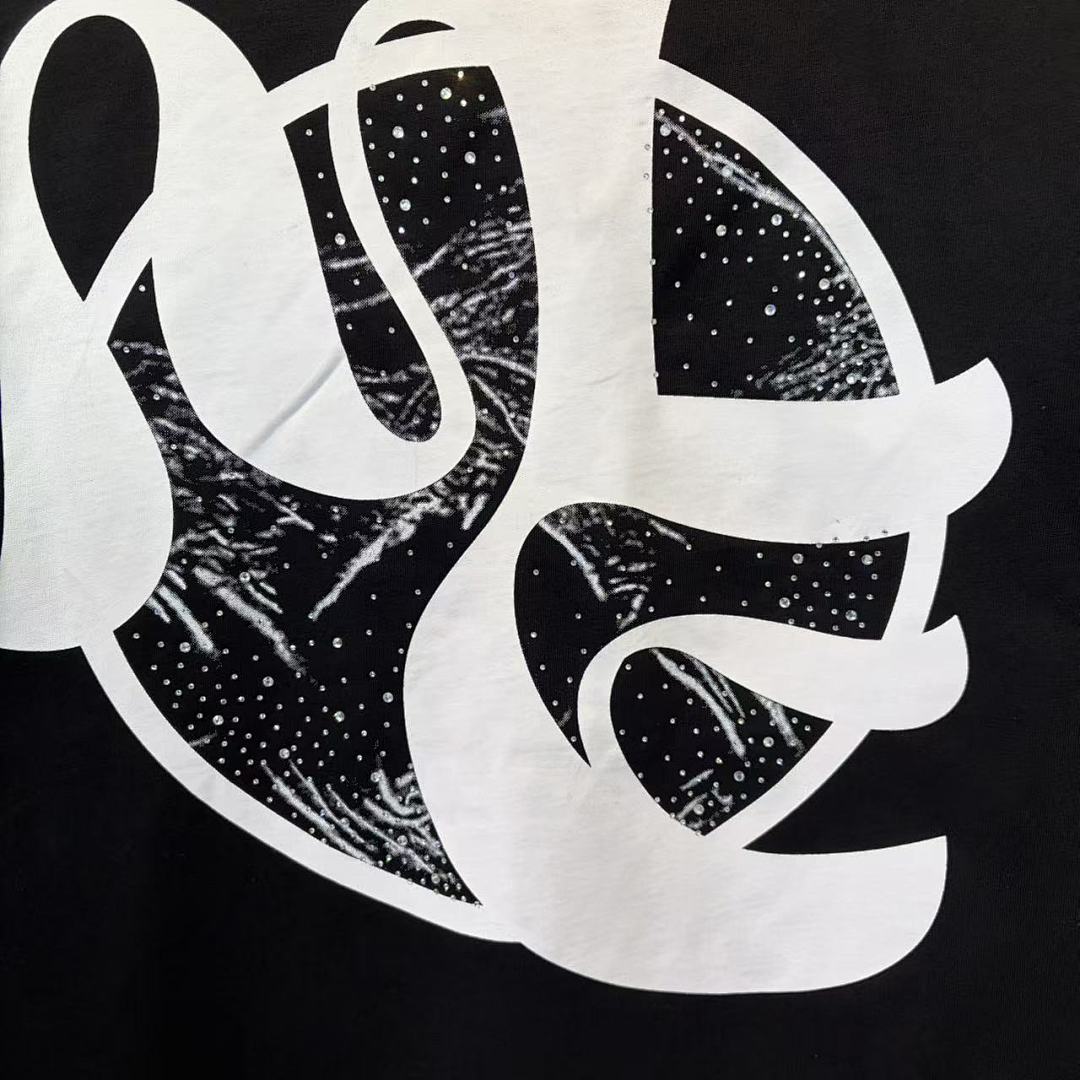 Mixed Emotion Angelic Figure Graphic Tee