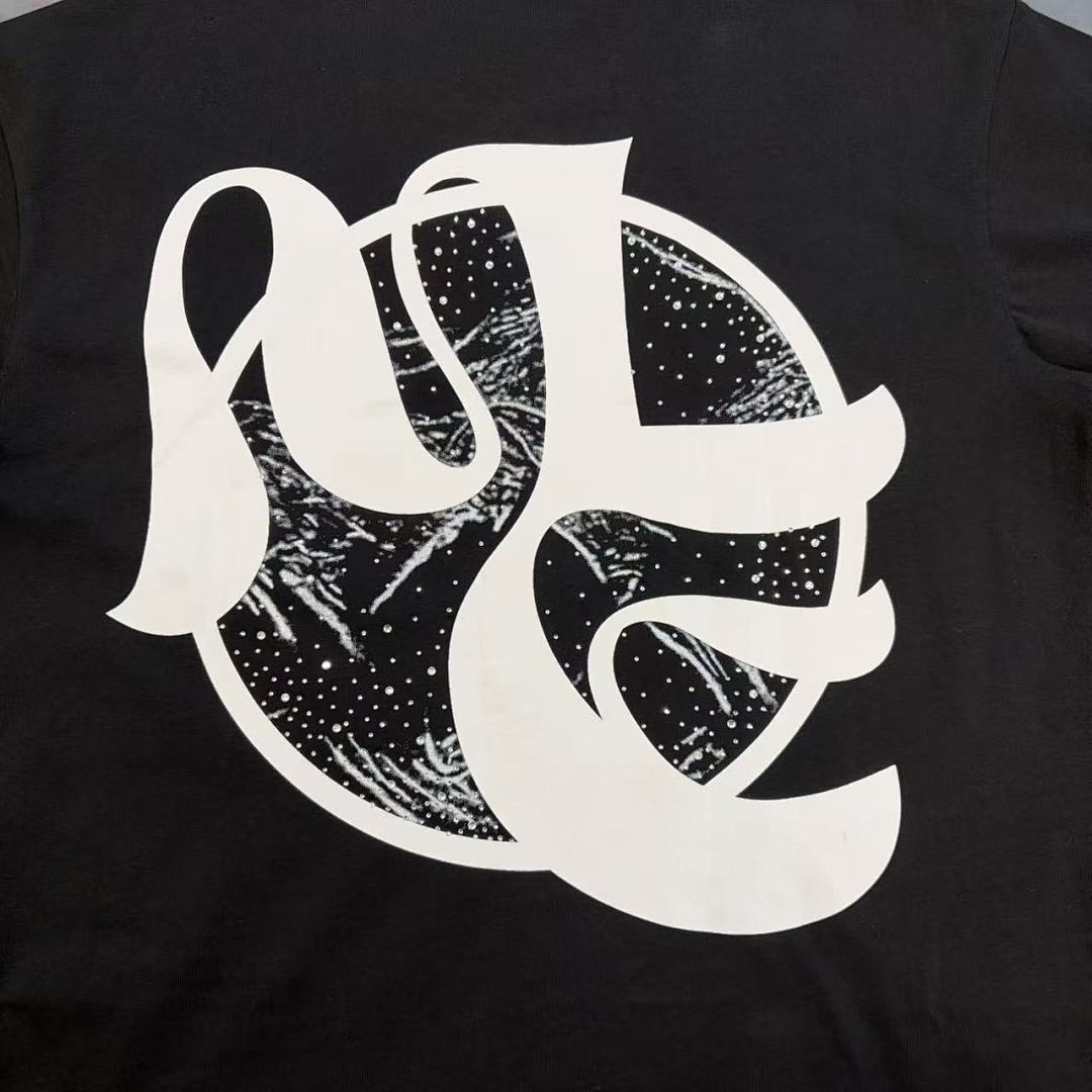 Mixed Emotion Angelic Figure Graphic Tee