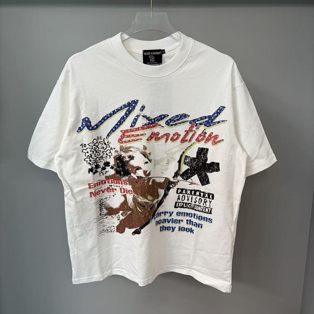Mixed Emotion Illustrated Typography Tee