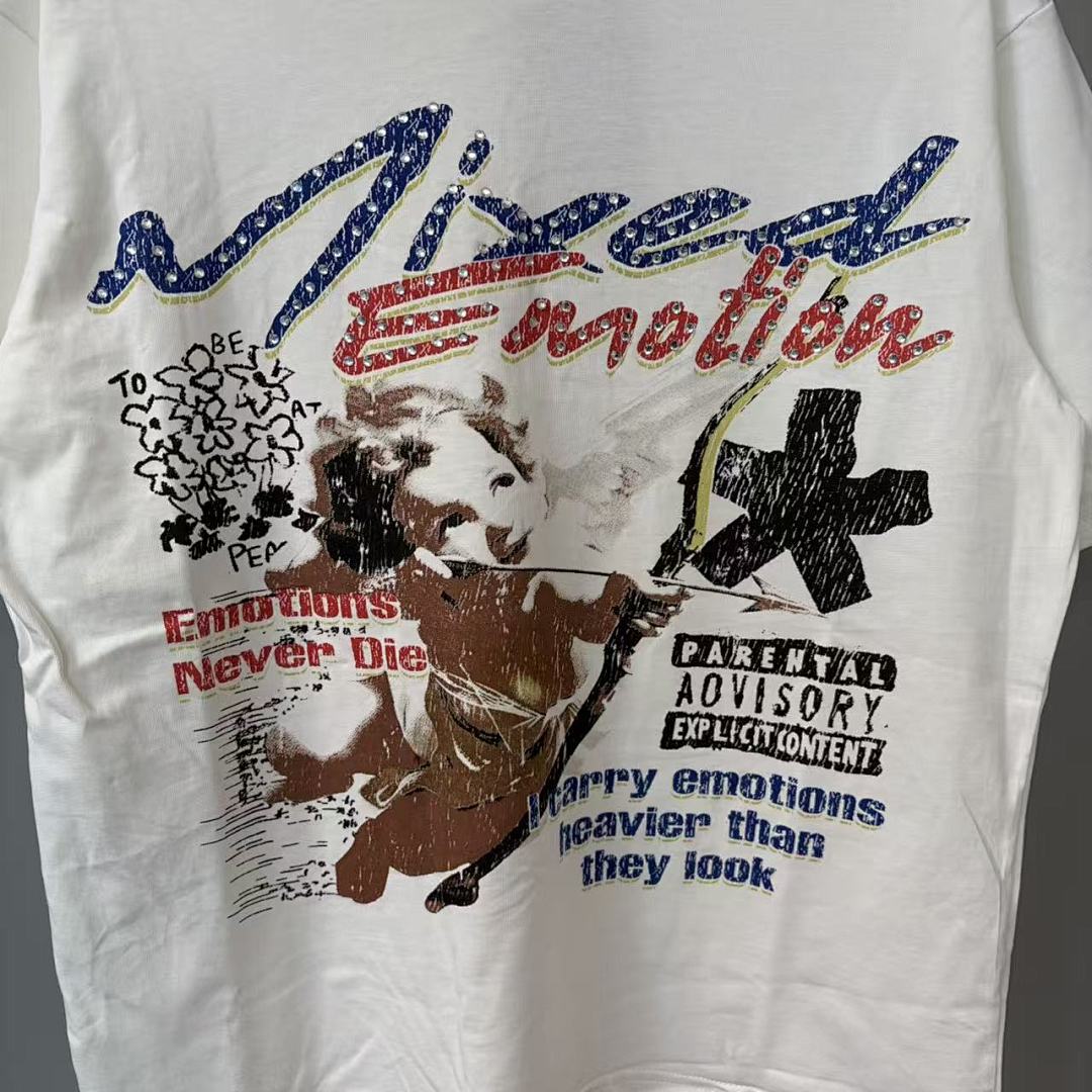 Mixed Emotion Illustrated Typography Tee